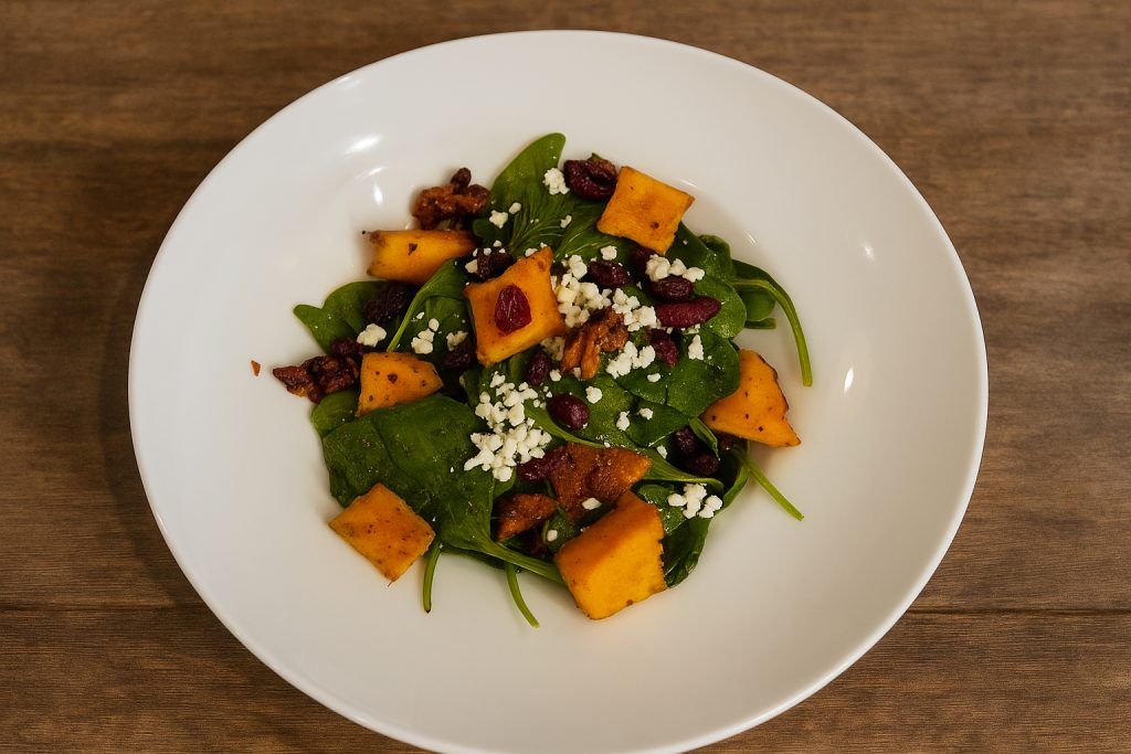 Autumn Spinach Salad