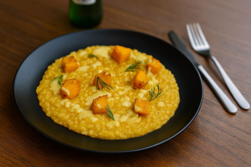 Pumpkin & Beer Risotto